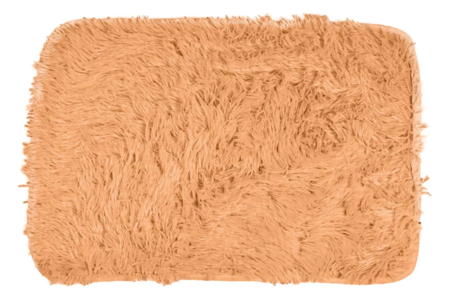 Alfombra Living Dormitorio Pelo Largo Nordica 60x40 Campomayo Coral