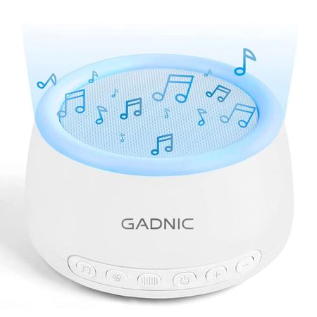 Maquina De Ruido Blanco Gadnic FR5 Bluetooth 32 Sonidos Para Dormir