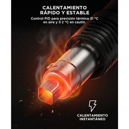 Estación de Soldado Aire Caliente Yihua 898D