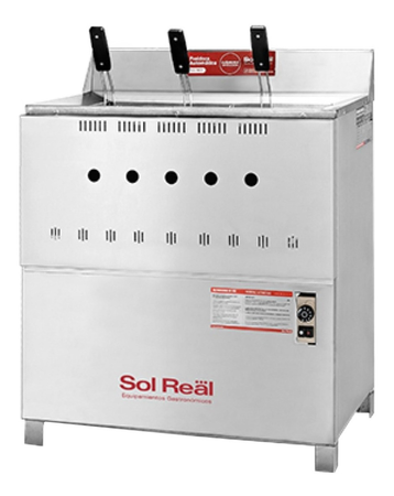 Freidora Automatica Sol Real 42 Litros Full Acero Inox Gn Acero Inoxidable