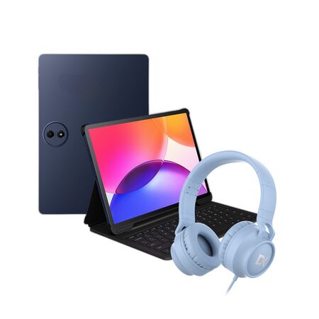 Combo TCL Tab A1 Plus 12.2" 128GB + Auriculares Dekkin Vincha USB-C Celeste