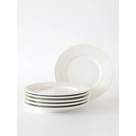 Plato Postre Porto Brasil Roma Porcelana Blanco 20,5 cm