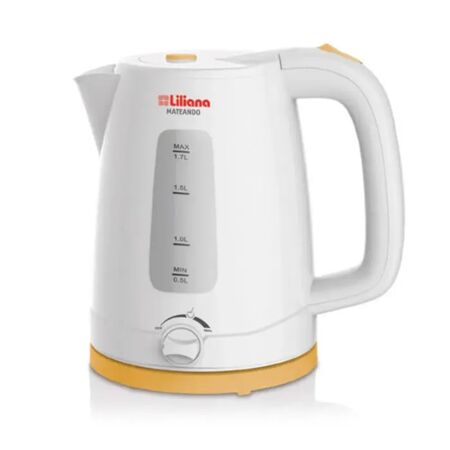 Pava Electrica Liliana 1.7L Selector de Temperatura Blanca AP175B