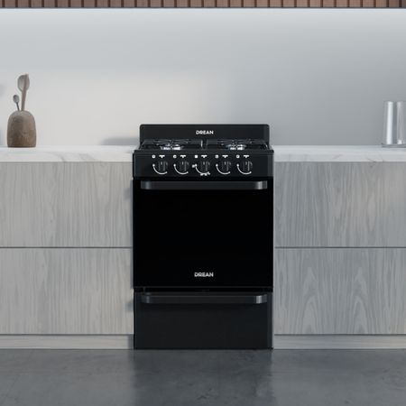 Cocina Multigas 56 cm Negro Drean CD5602AN0
