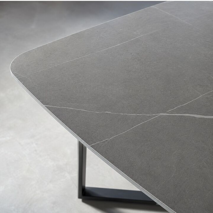 Juego de Comedor Albany Gris + 6 Sillas Cheers Beige - Vista 3