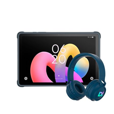Combo Tablet TCL Pad 10L 128GB 4GB RAM + Auriculares Vincha Dekkin Verde BT