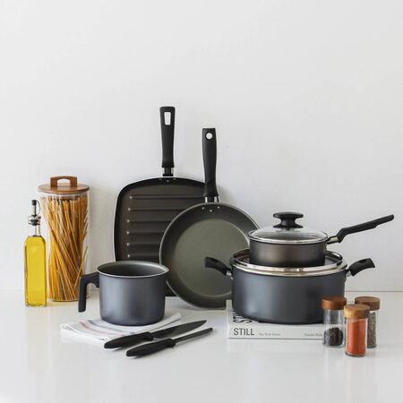 Bateria de Cocina Kit Tramontina - 40 Piezas Loreto Antiadherente 20399/073