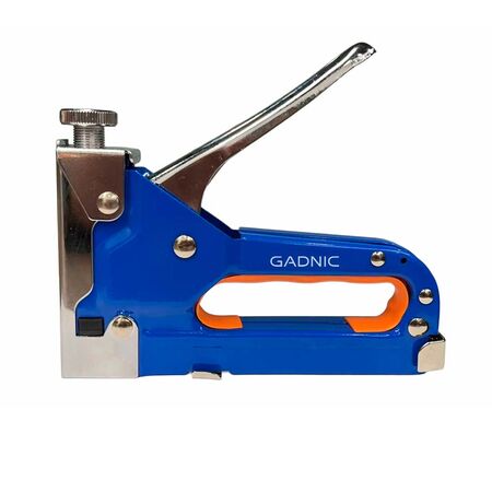 Engrapadora Gadnic Triple Accion Acero Manual Clavos T Clavos U Clavos Puerta 1800 Grapas Maletin Plastico
