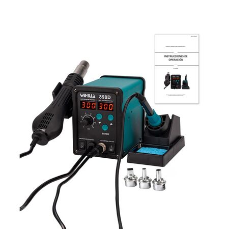 Estación de Soldado Aire Caliente Yihua 898D