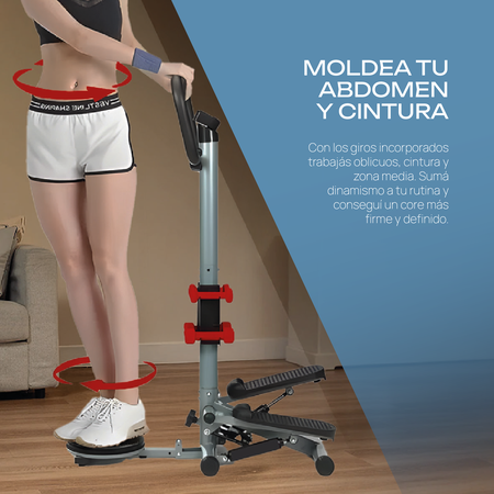 Escalador Gym Melfit Ex100 Con Manillar Disco Pesas Ex100