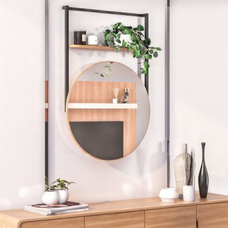 Espejo Recibidor Estante Marco MDP 15 mm Montana Mix Match