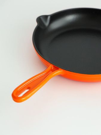 Sarten de hierro enlozado 26 cm naranja Feuer