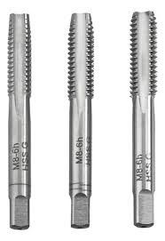 Macho de Roscar Einhell a Mano M10 x 1,50 x 70mm 3 Piezas