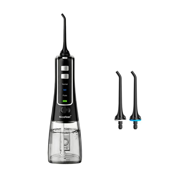 Irrigador Bucal Portátil Nicefeel FC256 200 ml IPX7 Batería 1400 mAh 3 Modos 2 Boquillas Rotación 360 Grados2 - Vista 7