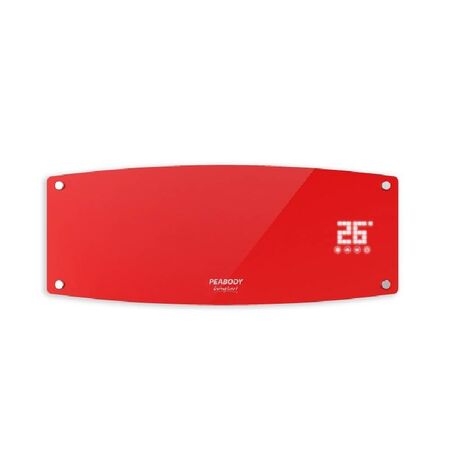 SPLIT CALOVENTOR PEABODY PE-CVU20R - ROJO, 2000W, C/CONTROL REMOTO, LAMPARA UV - IONIZADOR DE AIRE
