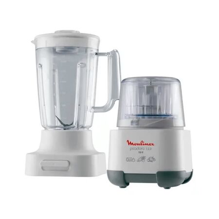 PICADORA MOULINEX 123 + LICUADORA BLANCA