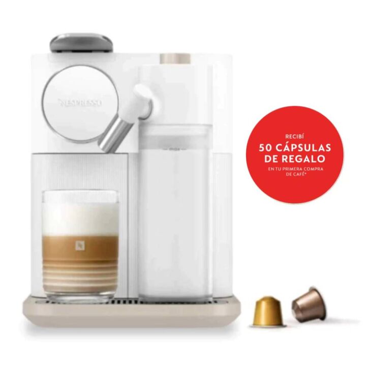 Cafetera Nespresso Gran Lattissima One Touch 1.3lts Blanco F541-AR-WH-NE - Vista 1
