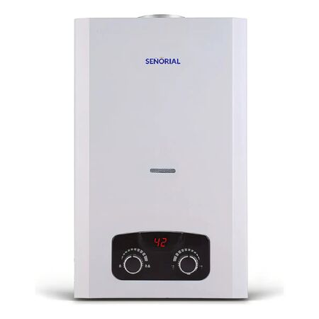 Calefon Senorial Evolution Max CGE L Gas Licuado Blanco