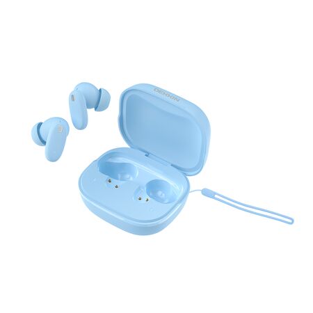 Auriculares Inalámbricos Bluetooth TWS Display Celeste Dekkin