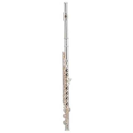 Knight JBFL-6248S. Flauta traversa en Do plateada con estuche. Ideal para estudiantes
