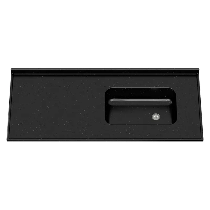 TAPA MESADA MM803 1.40X0.60m NG MS MARMOL SINTETICO - Vista 1