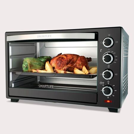Horno Eléctrico con Conveccion y Spiedo  Smartlife SL1012 50L