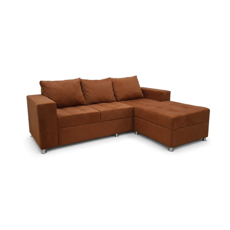 Sillon Milan tres cuerpos con camastro color ladrillo