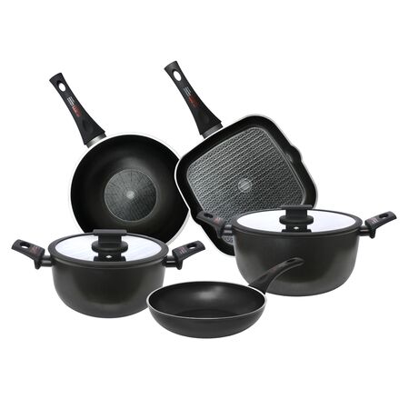 Bateria Coccion Antiadherente ITALIA Apto Induccion 3,5 mm Fortezza 