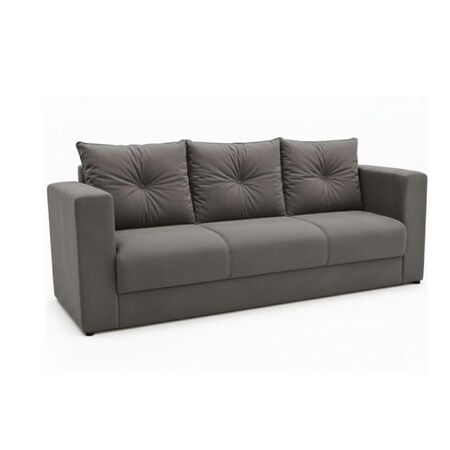 Sillon Yostin tres cuerpos Gris
