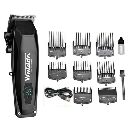 Maquina Cortadora De Pelo Inalám. Wmark NG-125 Pantalla Led