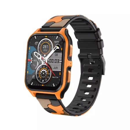 SMARTWATCH COLMI - CORREA SILICONA NEGRO NARANJA (RCOLMI0140)
