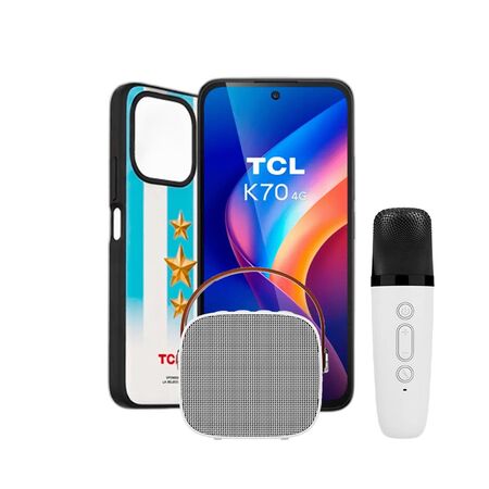 Combo TCL K70 12GB+128GB Midnight Black + Kit Karaoke Dekkin BT-030