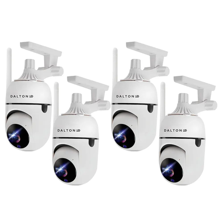 COMBO: 4 Cámaras de Seguridad Dalton Interior WiFi 3mp FHD DA-CAM01