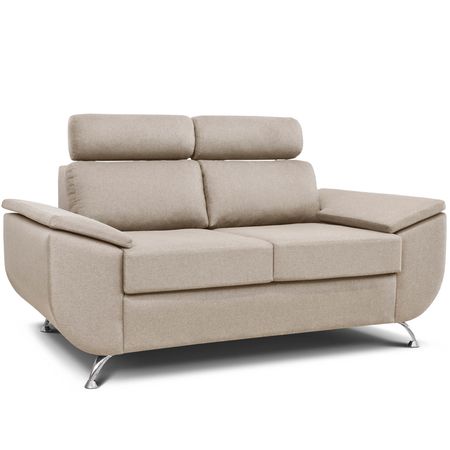 Sillón 2 Cuerpos Berlín Moderno Tela Shot Antimanchas Antique Espácity
