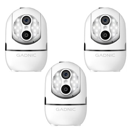 Kit de Cámaras de Seguridad Gadnic con Lente Dual X3