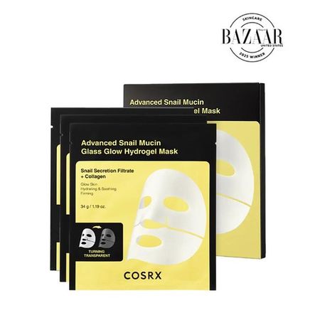 Cosrx Advanced Snail Mucin Glass Glow Hydrogel Mask x3 | Mascailla Glass Skin de Hidrogel
