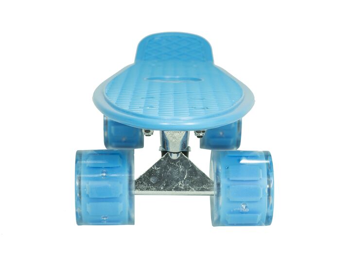 Patineta con Luces F-104 Bebitos Celeste - Vista 3