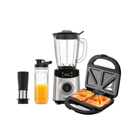Combo Licuadora Liliana AL700 1800W 1.8L + Sandwichera Liliana AS989 850W