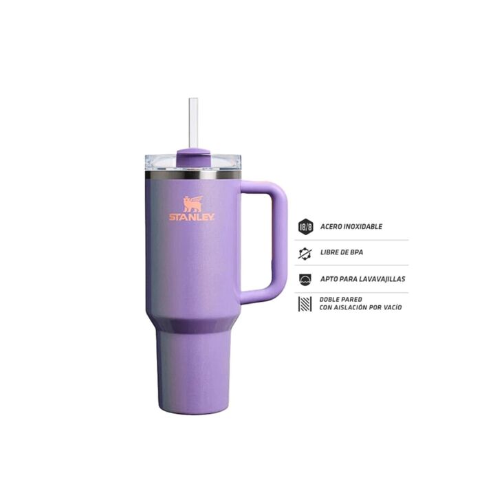 VASO STANLEY CON SORBETE 1.18L 11 HORAS FRÍO (C:PERIWINKLE SHIMMER QUENCHER TUMB) - Vista 2