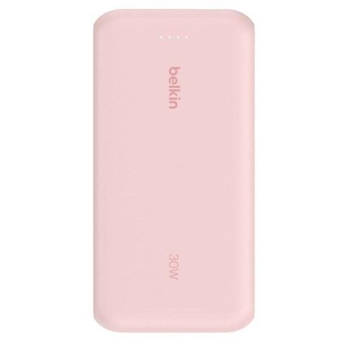 Power Bank Belkin with 30WPD + Integrated USB-C Cable 20K Rosa - Vista 6