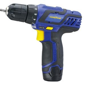 Taladro atornillador inalámbrico Goodyear.