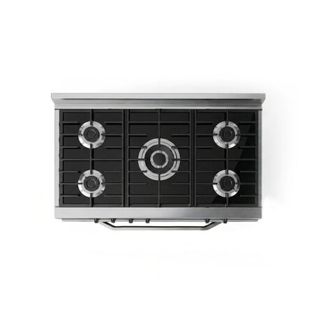 Cocina Semi Industrial TST Vesta 90 cm Negra Vidrio Templado