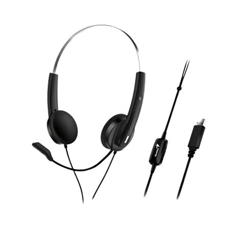 Auriculares con Microfono Genius HS220U USB Digital 
