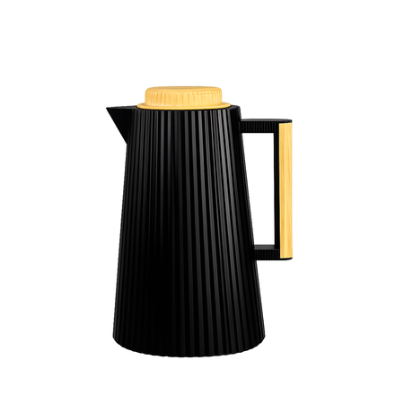 JARRA TERMICA 1 L NORDICA FACETADA NEGRO