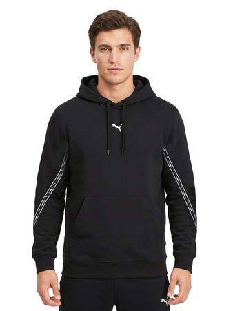 Buzo Puma Essentials Tape Hombre Moda Negro