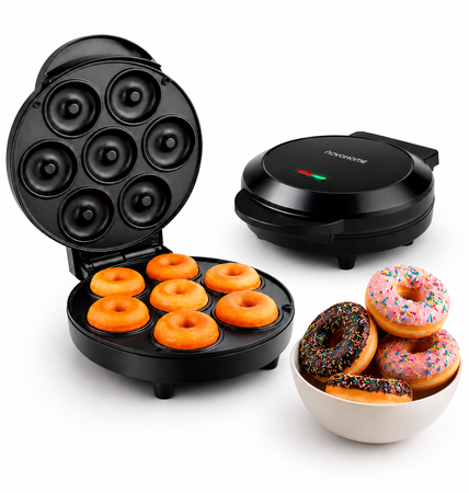 Máquina De Mini Donas Novohome Antiadherente 1000W