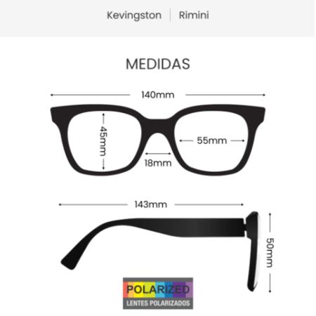 Lentes de Sol Kevingston Rimini Polarizados Policarbonato