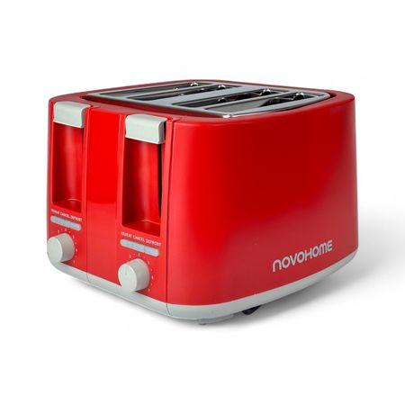 Tostadora Novohome 4 Rebanadas 7 Niveles Nh-to040R  1500w