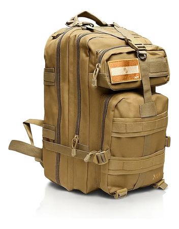 Mochila Tactica Grande Bigbro Kossok 39 Litros Viajes, Moto Caqui Liso