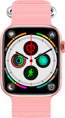 Smartwatch Grow Home Gr27 Pro Y Protector De Pantalla Rosa